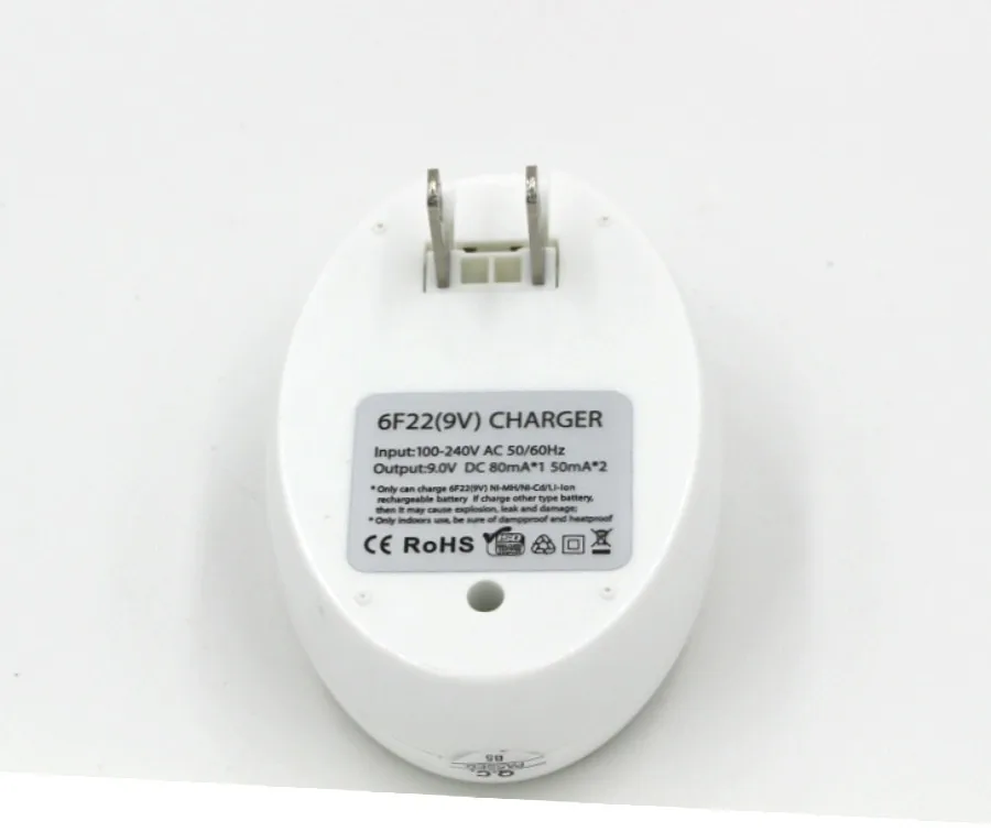 Preise 2PCS 9v batterie 1180mAh Li Ion 9 V Akkus akku + 9 V ladegerät