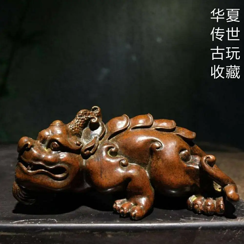 

Exquisite red copper antique decoration