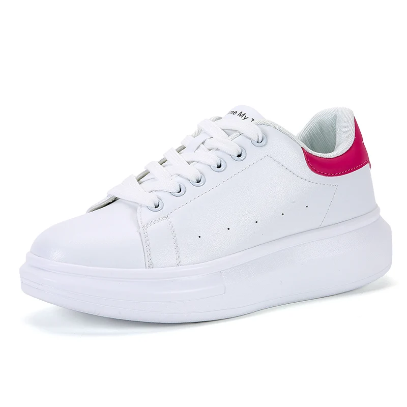 518 white pink Женские кроссовки, обувь для бега, женская обувь на платформе, Мужская дышащая Спортивная обувь на шнуровке, женские кроссовки - Цвет: 518 white pink