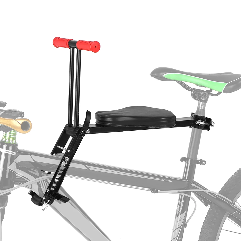 Детское безопасное сиденье для велосипеда, алюминиевое детское переднее сиденье для велосипеда, складное велосипедное седло, съемное детское кресло, переноска для дорожного велосипеда