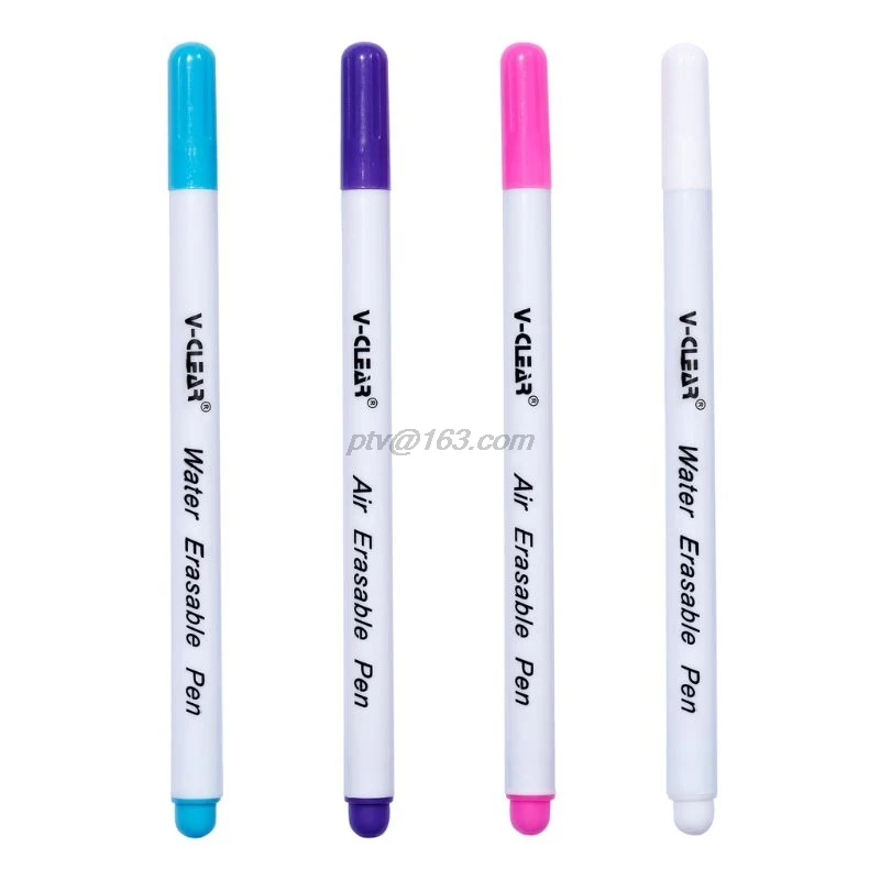 4 шт. стираемая ручка водорастворимый маркер авто с исчезающими чернилами для