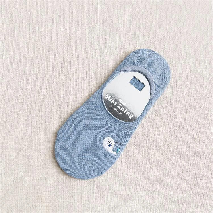 BLUE Невидимые носки для женщин - Цвет: BLUE