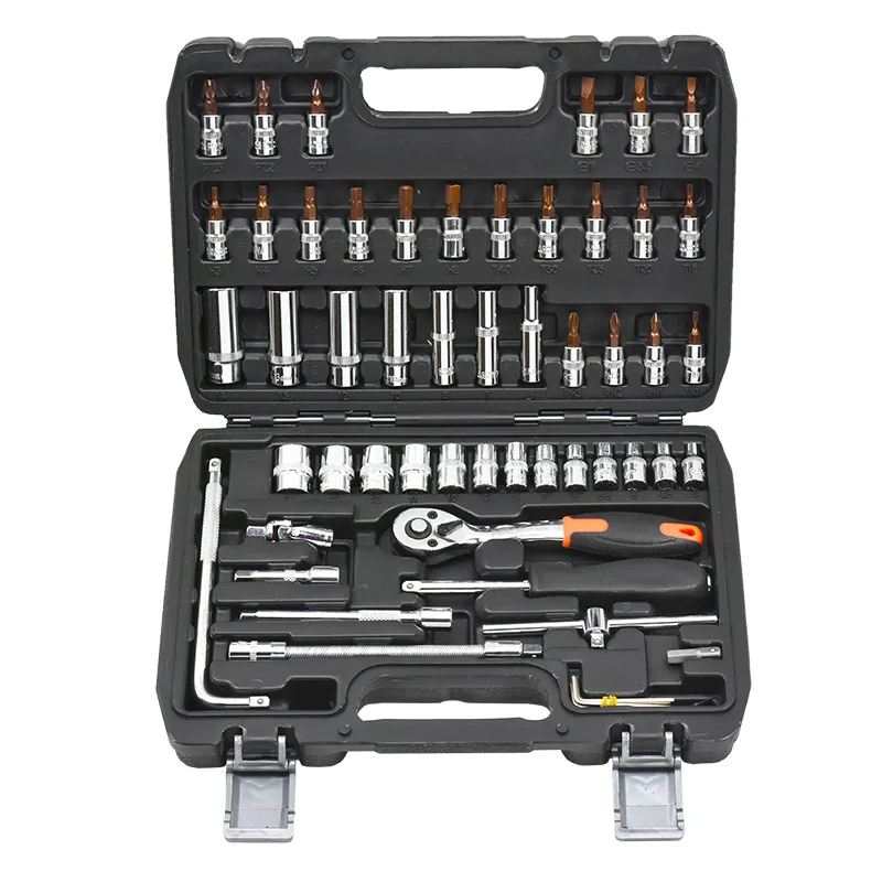 

Rapid Zhejiang Province Set 54 Pieces Small Fly Sleeve Zhejiang Province Bit Adaptors Auto Repair Tool Bags