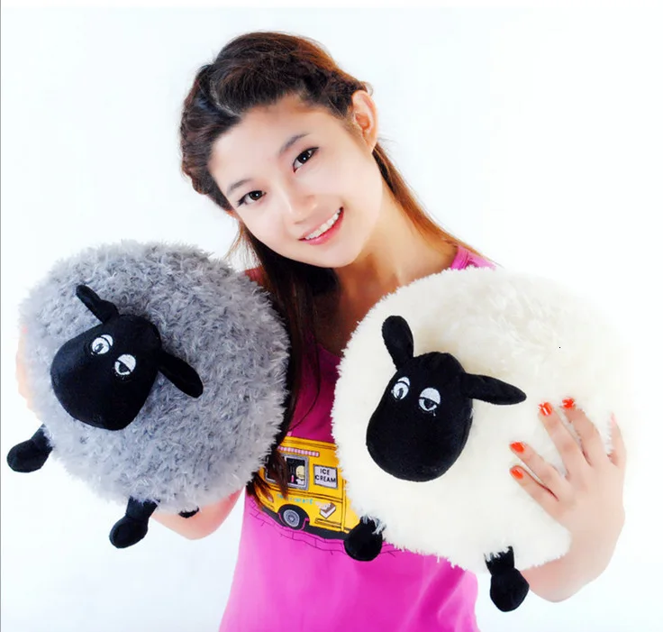30 см микро для аниме периферийная Shaun игрушка плюшевая овечка Кукла мультфильм Симпатичная Детская Игрушка Дети День рождения сюрприз подарок на Рождество