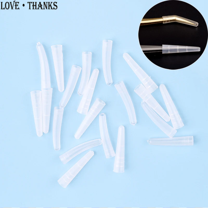 

10/50 Pcs Grafting Eyelashes Tips Covers Tweezers Silicone Cases Falling Bad Tweezers Sets Eyelashes Auxiliary Tools