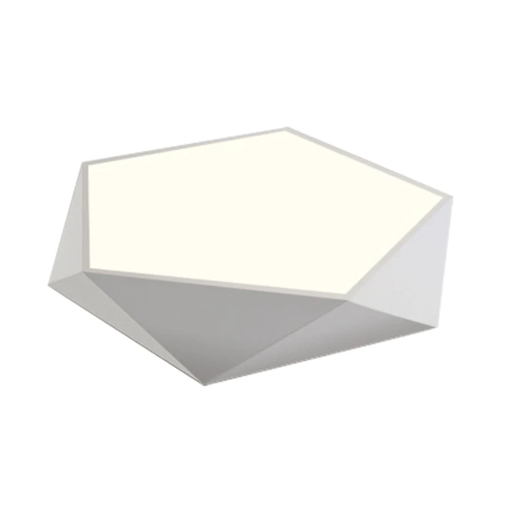 warm light 25cm 3D геометрический светодиодный потолочный светильник для гостиной, потолочный светильник, кухонный светильник, современный светодиодный светильник для дома 30 Вт - Цвет корпуса: warm light 25cm