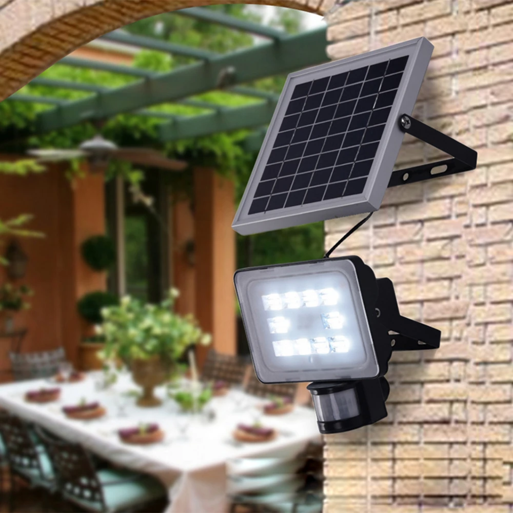 Reflector de inducción con de movimiento PIR, foco de seguridad Solar, 10W, 20W, 30W, solares LED| - AliExpress