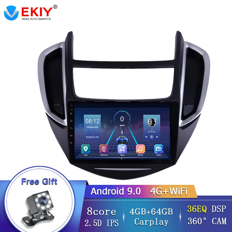 EKIY 36EQ DSP Android 9 0 автомобильный стерео радио головное устройство для Chevrolet TRAX 2014 2015