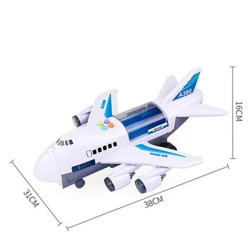 

Music Simulation Track Inertia Children's Toy Aircraft Large Size Passenger Plane Kids Airliner Toy Car