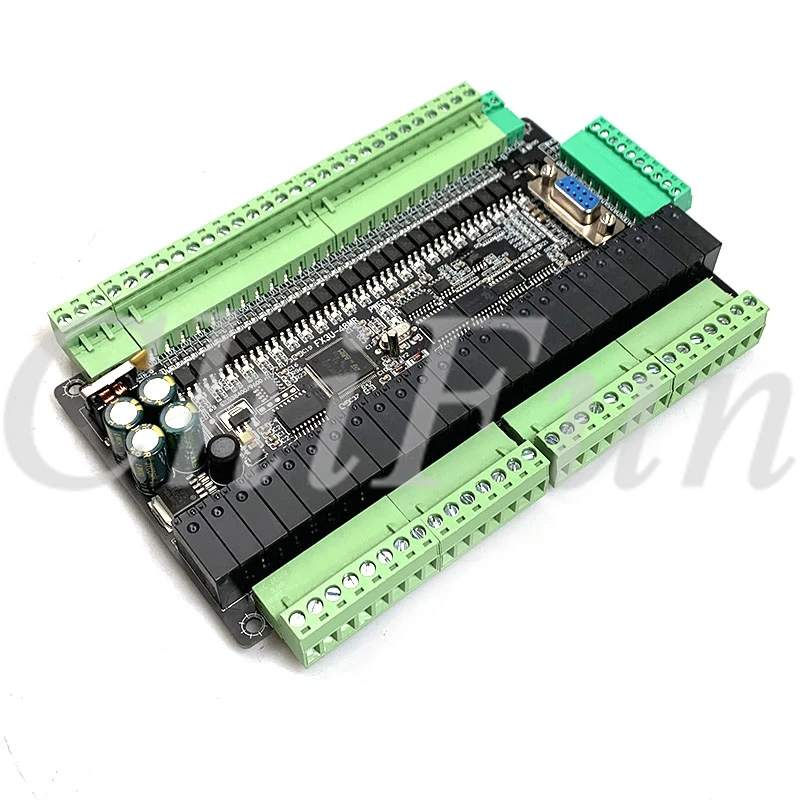 Высокая скорость FX1N FX2N FX3U 48MR/40MR 24 входа релейный выход 6AD 2DA промышленная плата