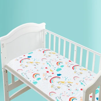 

Baby bedding Anti-slip baby urine barrier Cotton Changing Cushion waterproof Anti-urination mattress washable Baby Diaper pad