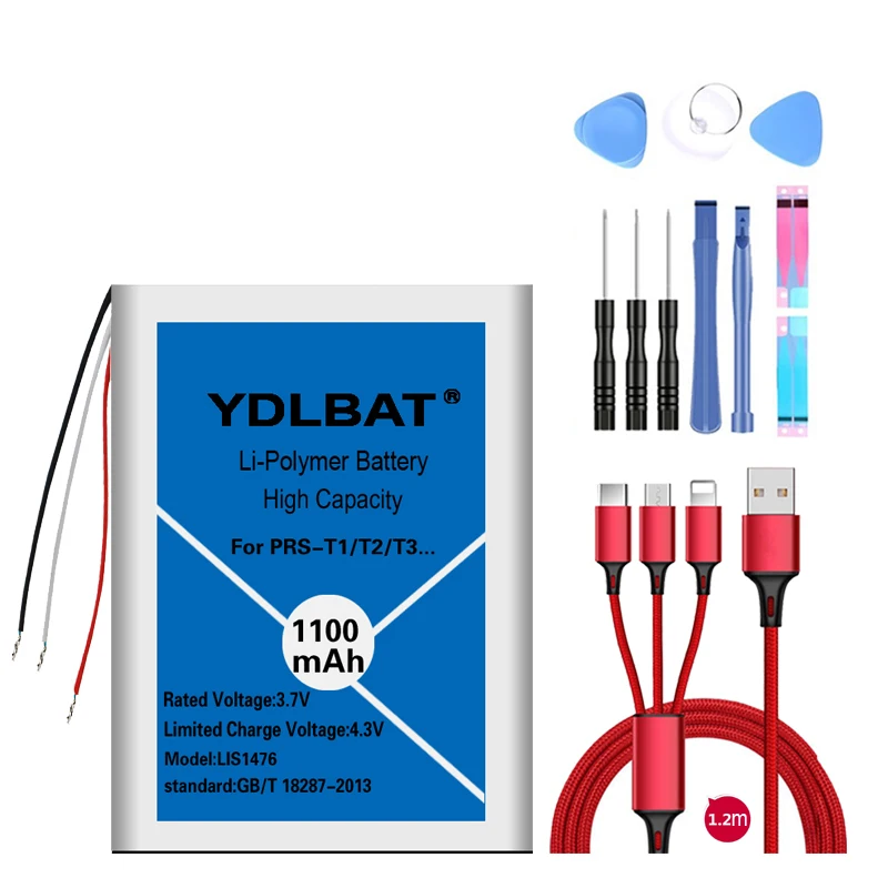 Топ YDLBAT на 100% новый 1100 мА · ч для Sony 1-853-104-11 LIS1476 LIS1476MHPPC(SY6) с аккумулятором 1-4 года 1-5