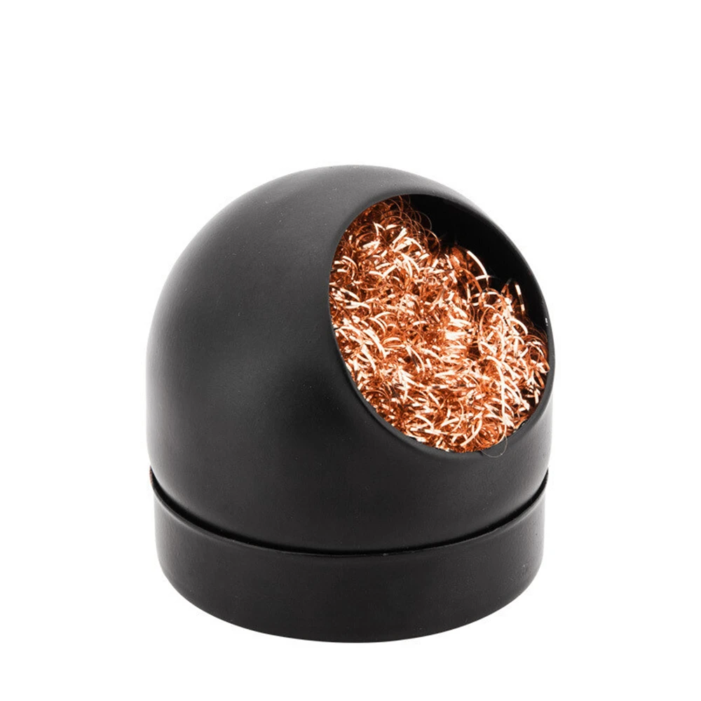 

Cleaning Ball Desoldering Soldering Iron Mesh Filter Cleaning Nozzle Tip Copper Wire Cleaner Ball Metal Dross Box Clean Ball