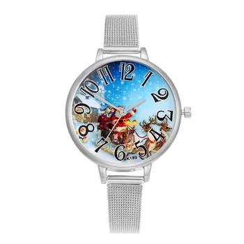 

Alloy Quartz Watches Round Dial Watches Fashion Casual Watches Santa Claus Watches Xmas Watches LL@17