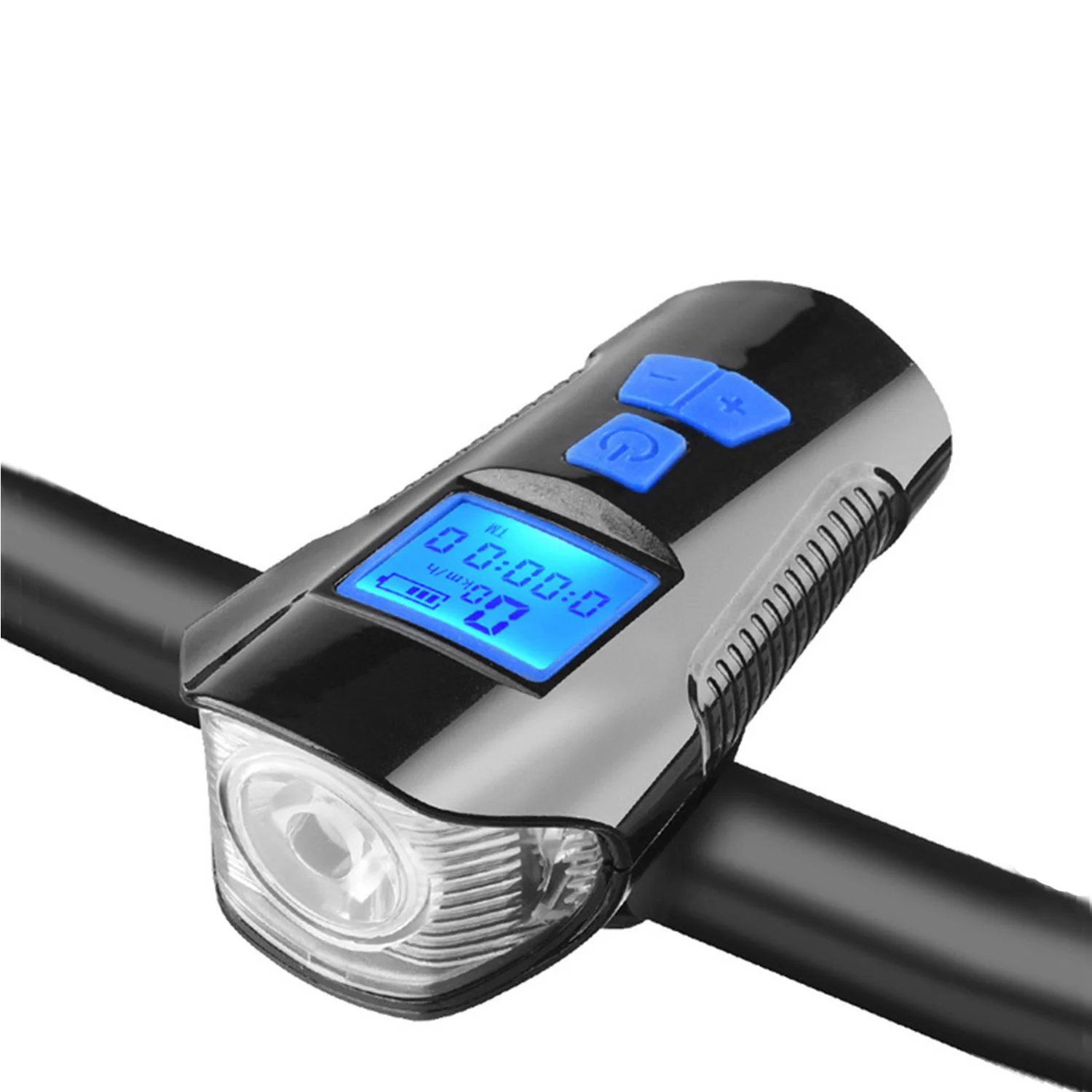 

Bike Light Rechargeable USB MTB Bicycle Headlight Cycle Lights LED Flashlight for Bicycle Front Light Speedometer
