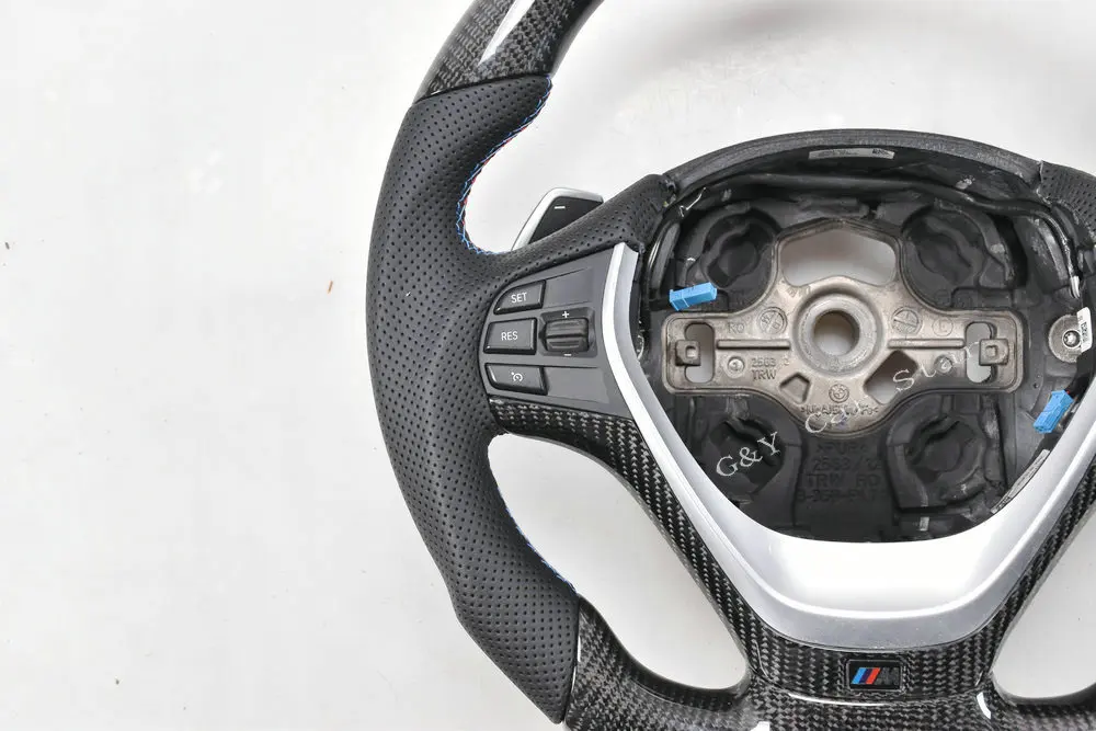 100% Настоящее углеродное волокно Автомобильное рулевое колесо для BMW F30|Рулевые
