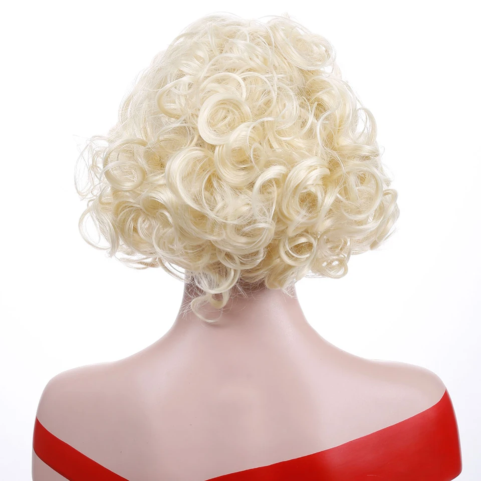 WTB парики женские короткие парики для черных женщин блонд парик синтетический парик 613. Парики Волнистые высокотемпературные волокна короткие парики 8"