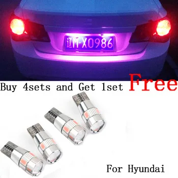 2pcs No error T10 light 194 W5W LED license plate lights For Hyundai Tucson IX35 I30 Elantra Accent Sonata Santa Veracrus Rohens