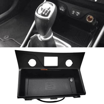 

Car Wireless Charger QI 10W Fast Charging Panel Phone Holder for Hyundai Tucson 2015 2016 2017 2018 2019