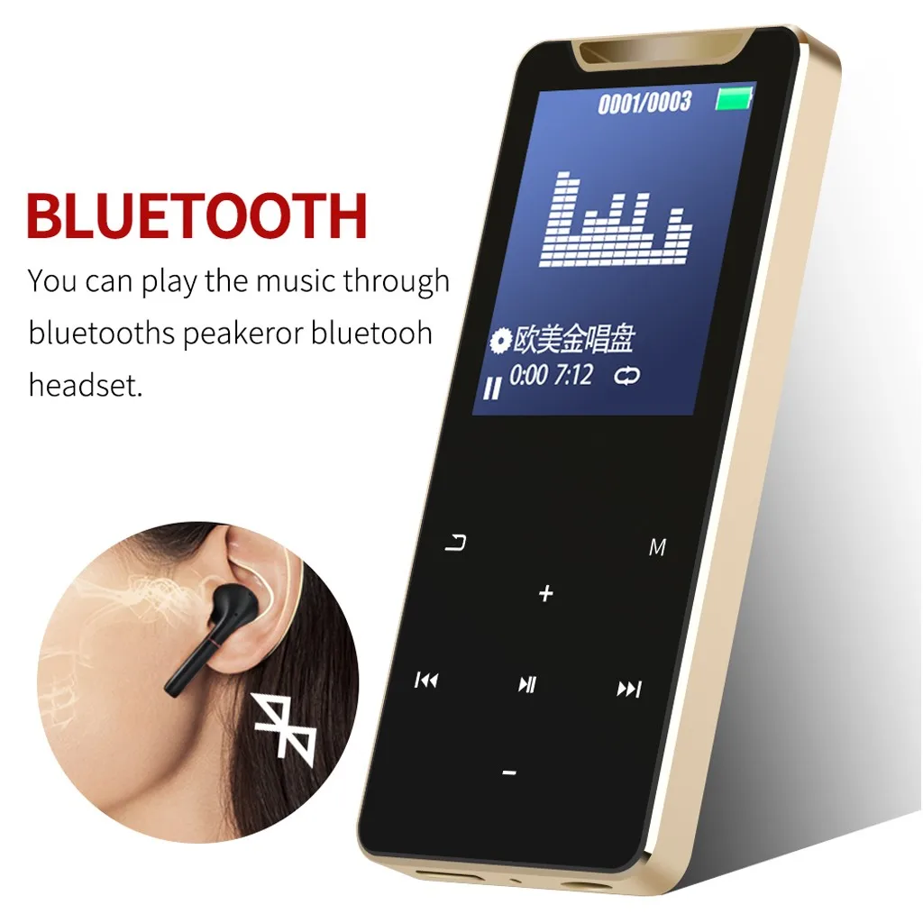 Для wearable devices(носимое устройство) 8/16GB 100H Blueteeth Hi-Fi MP3 плейер Волкман устройство записи без потерь ручка FM радио Поддержка прямой доставки