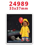 PR24989 30 шт./плоские смолы для волос Лук Хэллоуин diy украшения аксессуары ручной работы материалы PR24866 - Цвет: PR24989