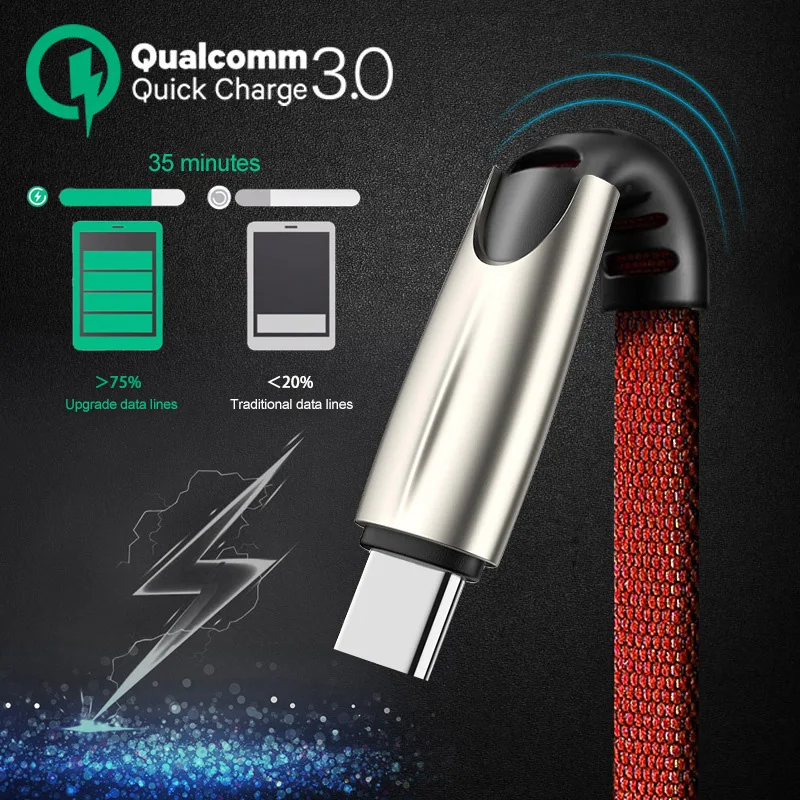 car charger c type Fast Charging Super Charger 5A Type-C Phone Cable For Samsung S20 S9 S8 Xiaomi Huawei P30 Pro Fast Charging QC 3.0 Car Charger samsung car charger