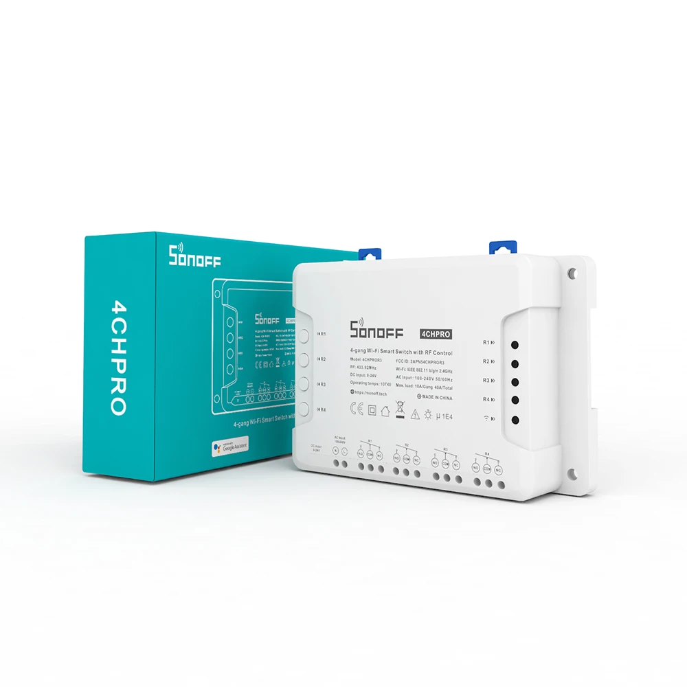 Sonoff 4CH Pro умный дом RF Wifi выключатель света 4 Gang 3 рабочих режима инчинг Блокировка