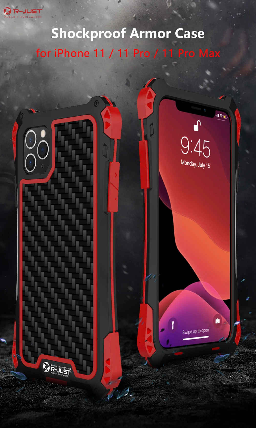 Для iPhone 11 Pro максимальный чехол Роскошный Жесткий металлический ТПУ силиконовый гибридный противоударный Броня задняя крышка чехол для телефона iPhone 11 Capa