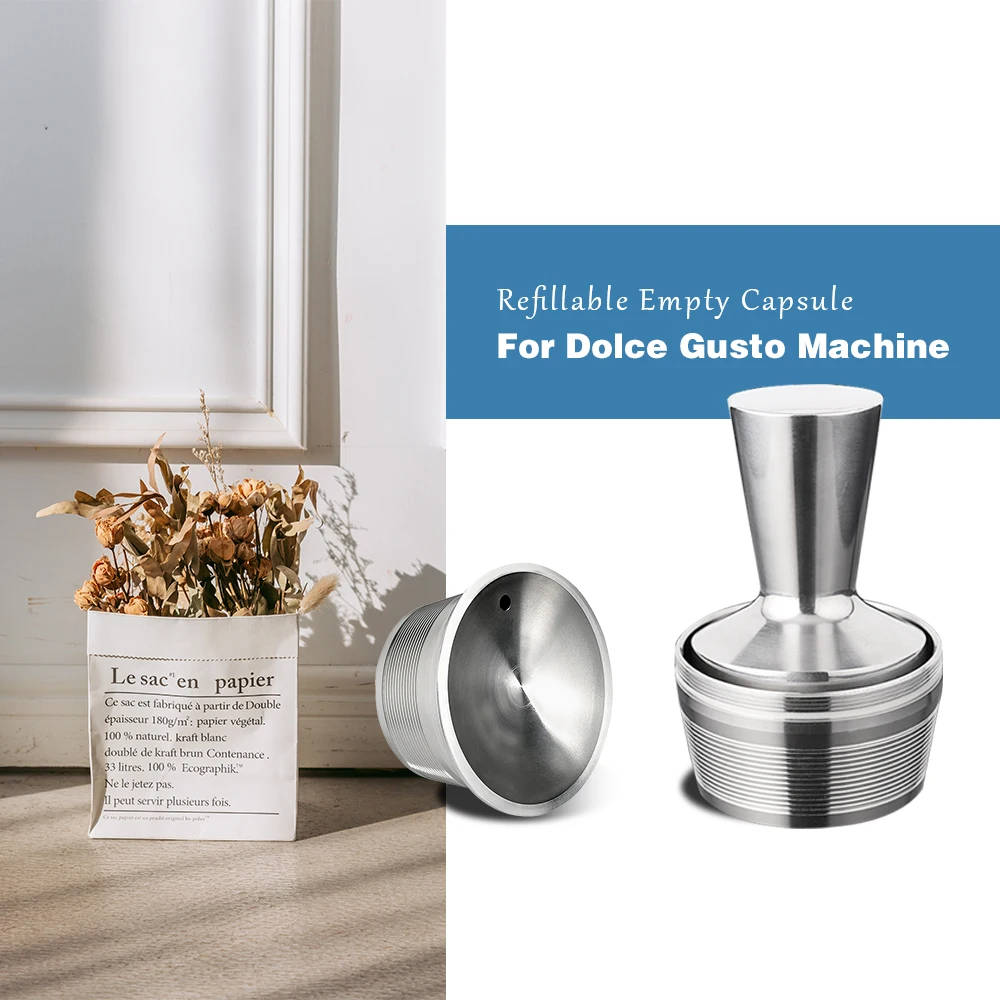 Многоразовая металлическая капсула из нержавеющей стали для Nescafe Dolce Gusto