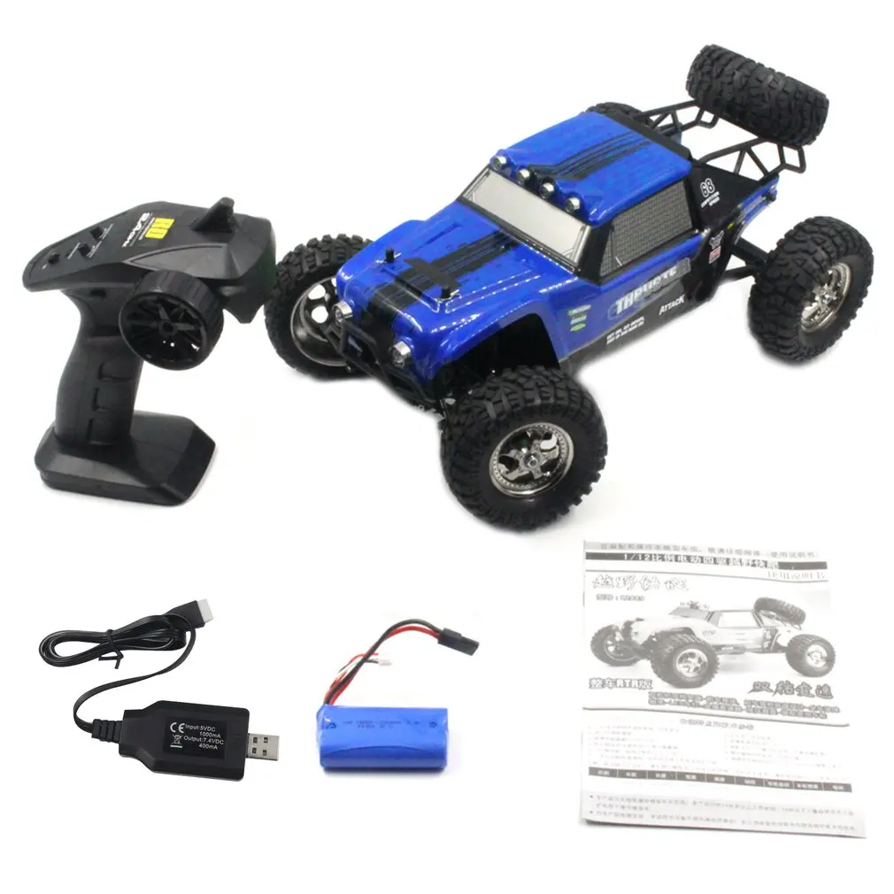 

1/12 2.4G 26km/h 4WD RC Truggy Thruster Off Road Desert Truck High SpeedCar Two Speed Mode RC Racing Car Toy For Kids Xmas Gifts