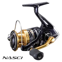 SHIMANO NASCI спиннинговая Рыболовная катушка 4+ 1BB Hagane gear Увеличенная емкость катушки Макс 11 кг Drag X-Ship Рыболовные катушки для соленой воды