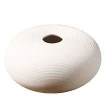 Простая Современная керамическая ваза высокого класса, украшение для рабочего стола, аксессуары для дома, бутылка для цветов