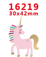 30 шт. плоское украшение из смолы лента Единорог смолы pr16087 - Цвет: 16219