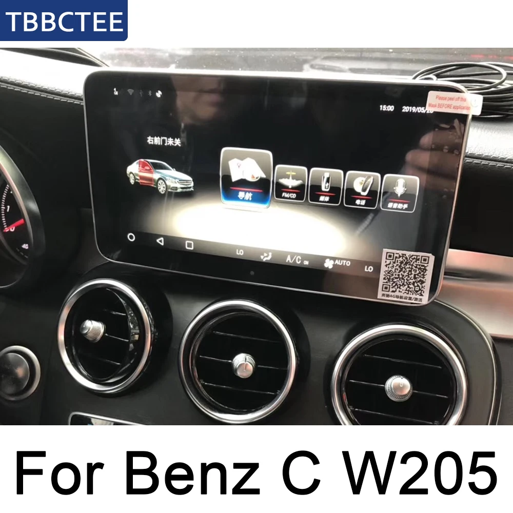 Для Mercedes Benz C Class W205~ NTG Android автомобильный Радио GPS; Мультимедийный проигрыватель навигации HD экран WiFi BT карта системы