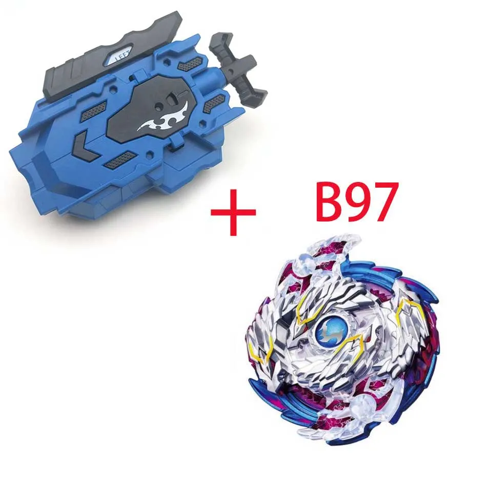 Beyblade Burst B-100 CHO-Z VALKYRIE. Z. Ev с левым и правым двухсторонним пусковым устройством, металлический бустер, топ стартер, гироскоп, спиннинговая игрушка для боя - Цвет: B97