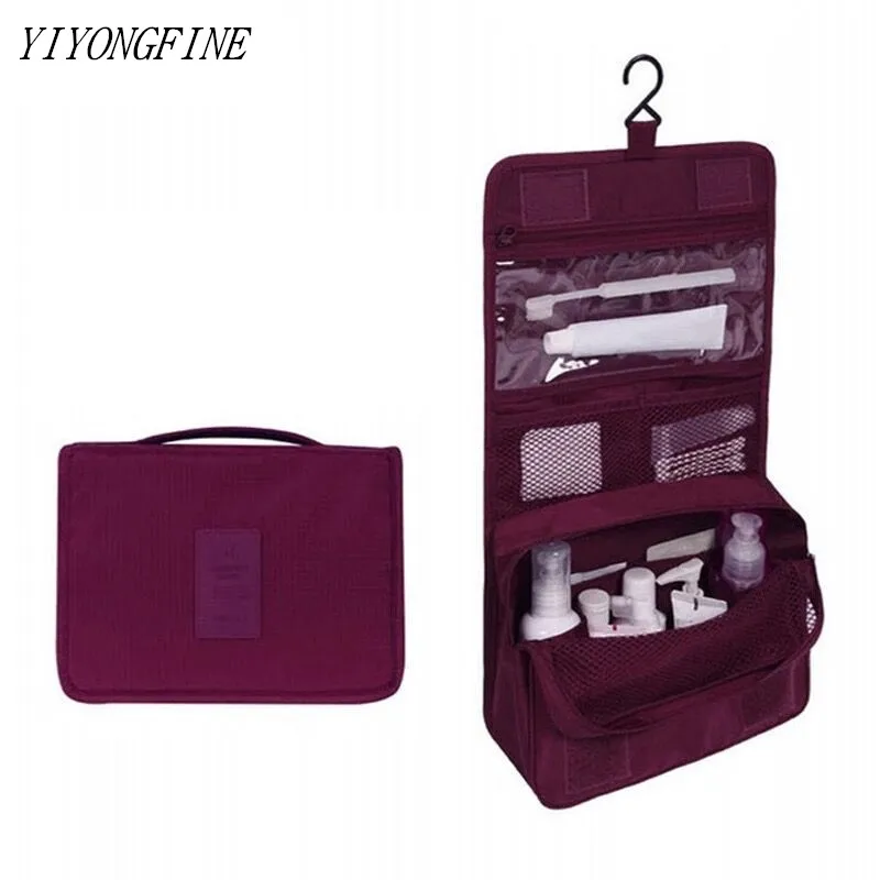 Pouch Makeup-Bag Toiletry-Bag Cosmetic-Organizer Travel-Set Hanging Bathroom Women New