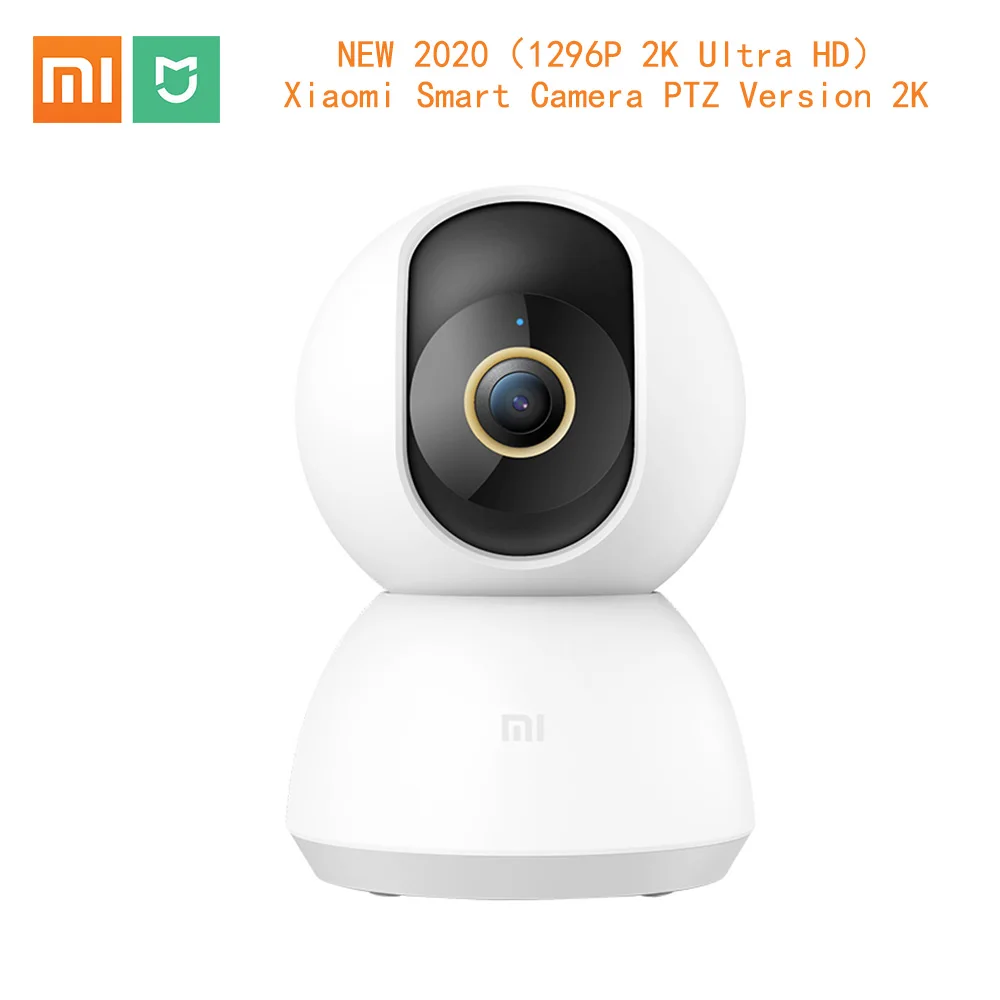 Xiaomi-cámara inteligente Mijia, 2k, 2020 P, Webcam HD, WiFi, visión nocturna Pan-tilt, vídeo de 1296 ángulos, IP, Monitor de seguridad para bebés, 360