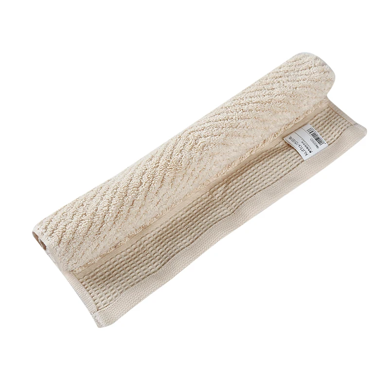 1PC Cotton Stripe Square Towel 34*34 Combed Cotton Small Towel Water Absorption And Quick Drying Solid Color Towel