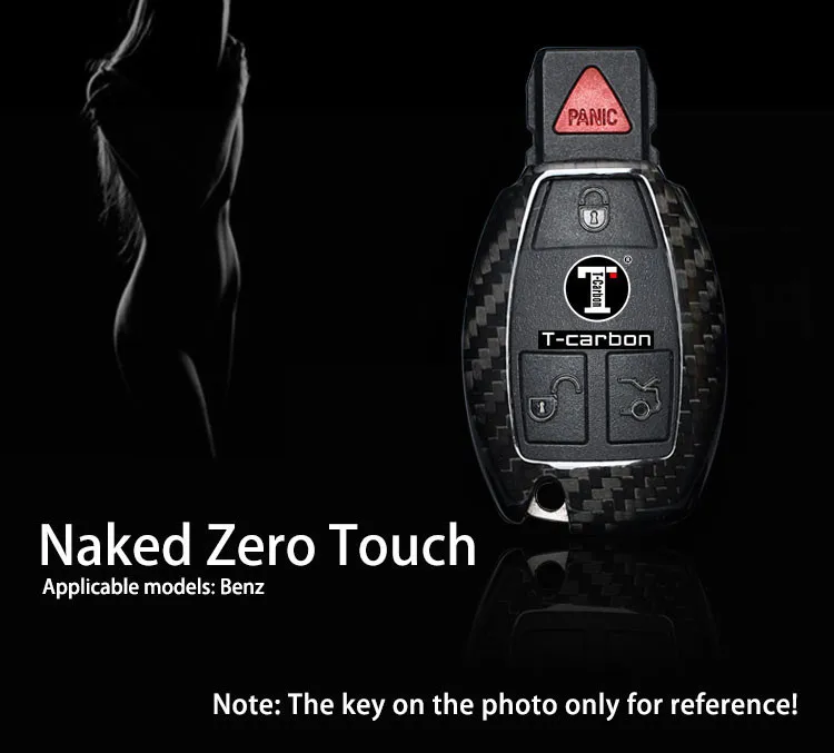 Настоящий автомобиль Stylingfor Mercedes для BenzCar Key Case ShellCarbon волокно класс брелоки держатели аксессуары