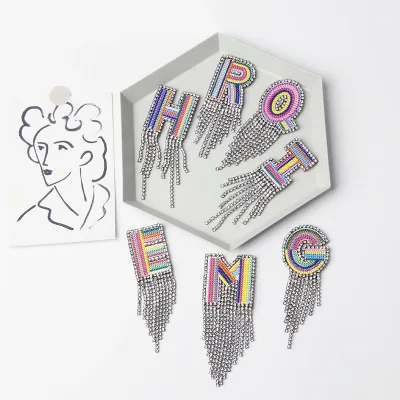 Letter Brooch Pin Brooches Clothing Brooch 774