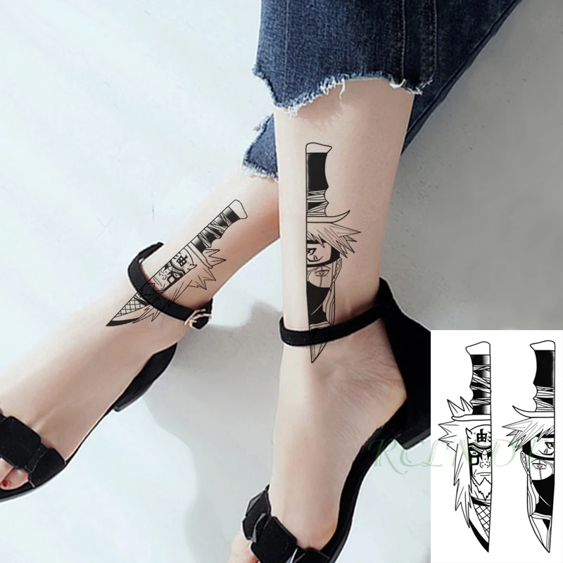 Fake Tattoos Temporary-Tattoo-Sticker Flash-Tatoo Anime Small-Size Art Waterproof Cartoon