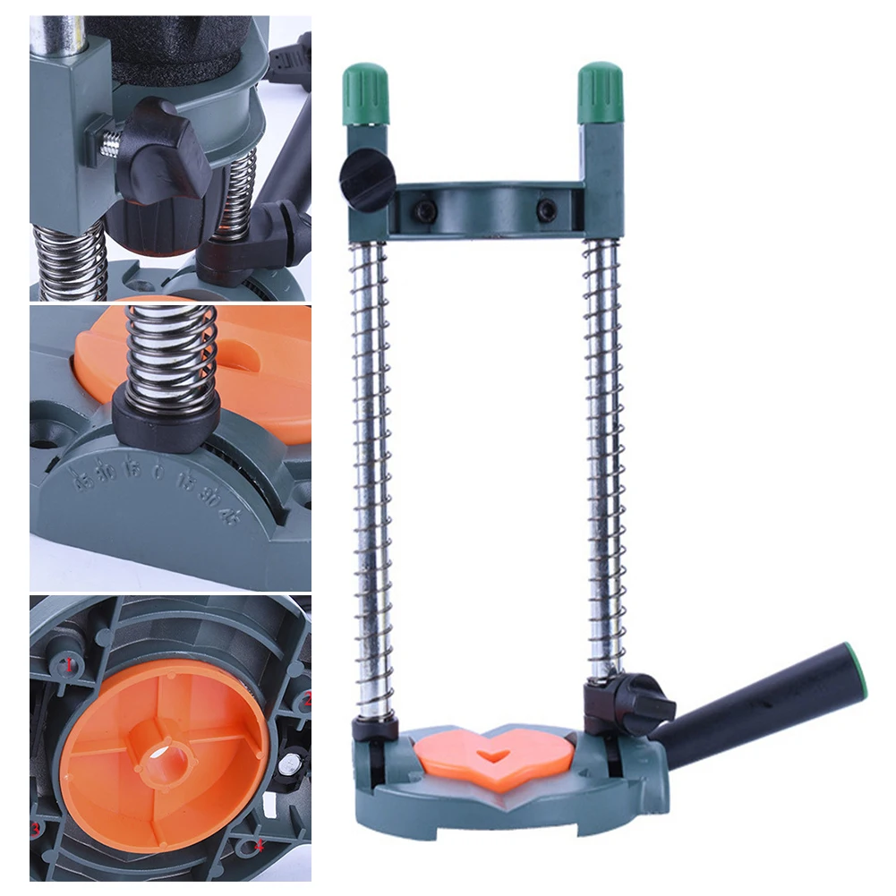 Guide DIY Power Tools Accessories Home Woodworking Hand Drill Stand Multifunctional Holder Drilling
