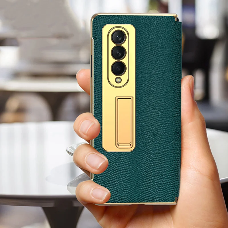 

Чехол для Samsung Galaxy Z Fold 3 4, роскошный противоударный чехол для Samsung Fold3, противоударный чехол с защитой экрана для Z Fold4