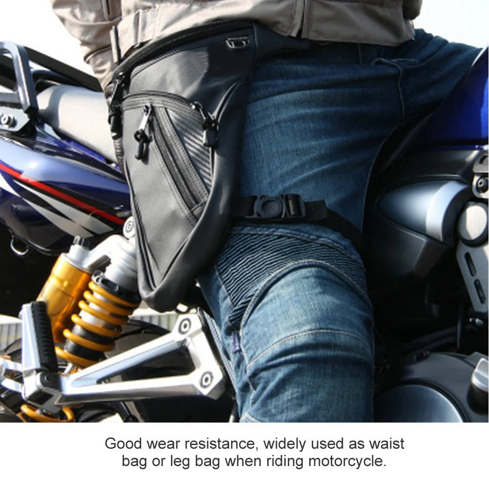 Fashion Motorcycle Drop Leg Bag Hip Bum Fanny Pack Waterproof