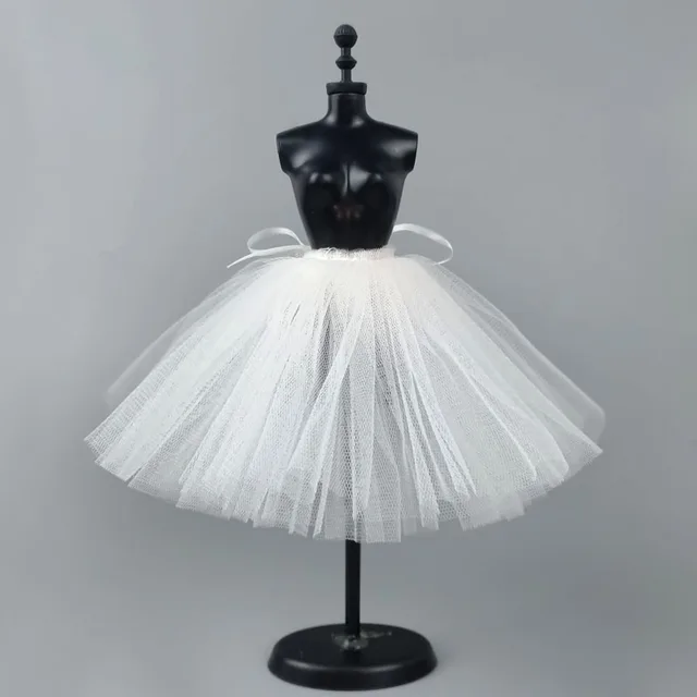 APATSUKI - 2 Pezzi Sottoveste Moda Per 115 16 Bambole Slip Abito Da Sposa Sottogonna Vestiti Abiti 16 Bjd Accessori Per Casa Delle Bambole Lungo Bianco 0791974877667 - Foto 13