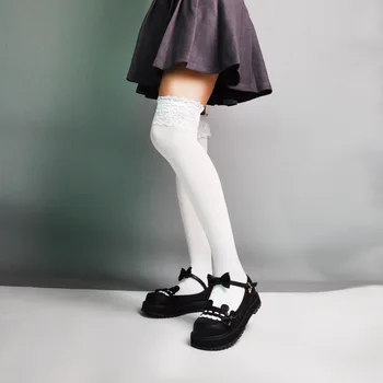 

3pcs/lot High Quality Japanese LOLITA Stockings Lace Knee Socks Mori Soft Girl Student Stockings Long Socks High Socks