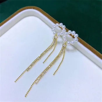 

Light The Luxury of Hand Made Donut Ear Studs 14K Gold Filled Earring Jewelry For Women Best Gift