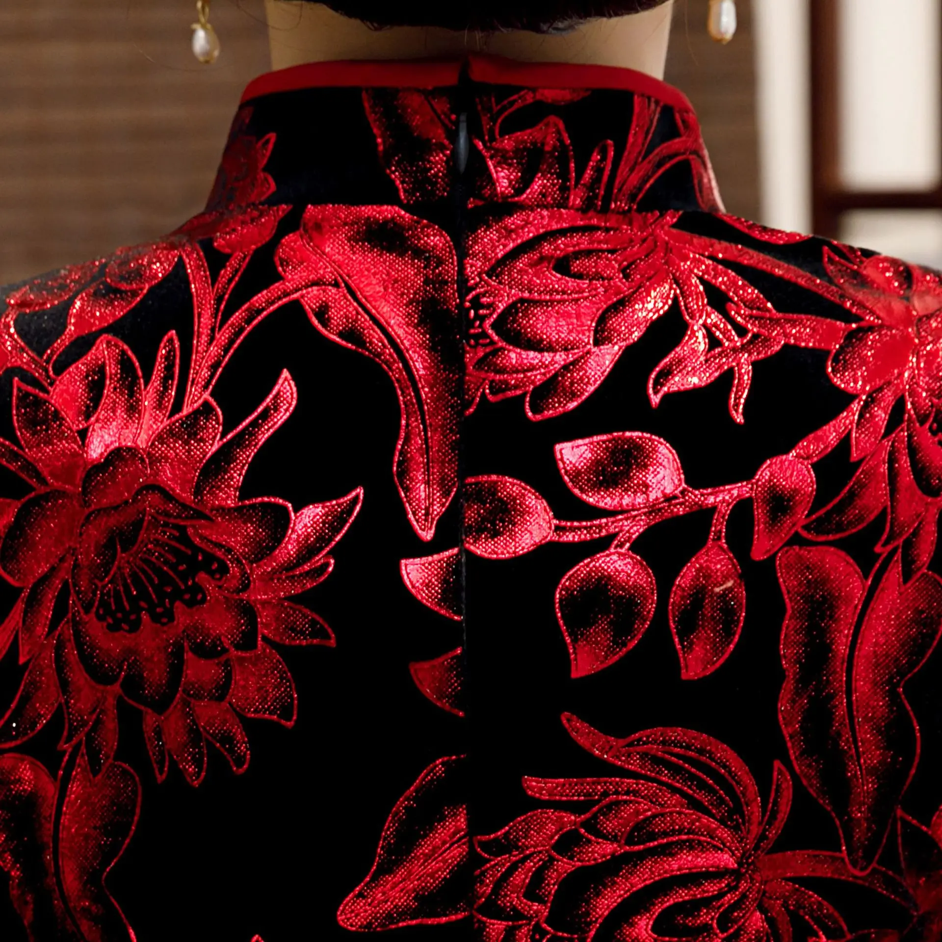 Китайское платье размера плюс 5XL, классическое женское платье Cheongsam, восточные платья, новинка, вечернее платье для вечеринки, сексуальное тонкое платье с цветочным принтом, Qipao