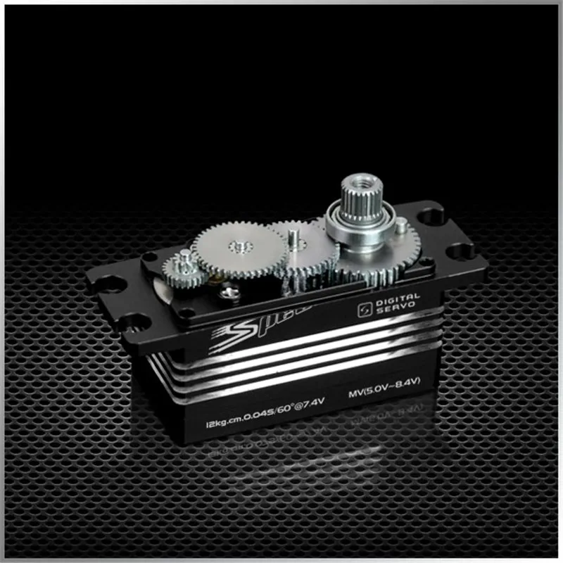 KINGMAX 25T высокоскоростной serise BLS1204L- 50 г 12кг. См низкий профиль полный ЧПУ Алюминиевый корпус мини цифровой бесщеточный сервопривод