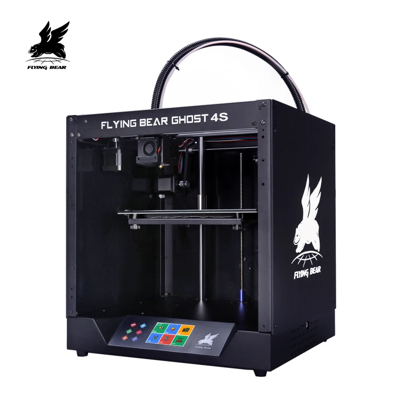 Best Price Free shipping Flyingbear-Ghost4S 3d Printer full metal frame High Precision 3d printer kit imprimante impresora glass platform